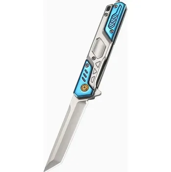 kapesní nůž Outdoorový skladací nôž CO-37297 WG733 - Strieborná/Modrá