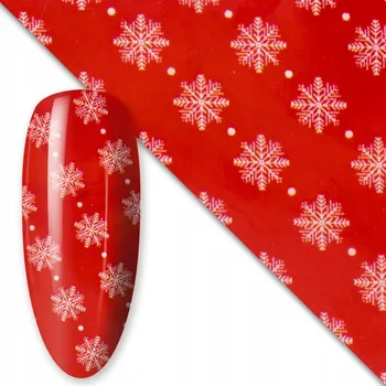 Vánoční Fólie na přenos nehtů 34