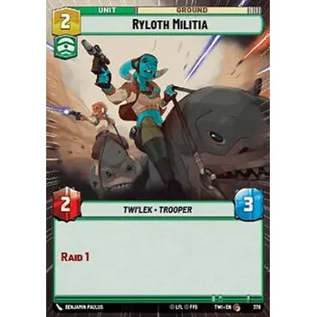 Karetní hra Ryloth Militia 378 - Twilight of the Republic: Extras Typ karty: Standard