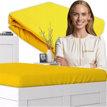 Prostěradlo Prostěradlo JERSEY s Gumou 80x200 Oranžové