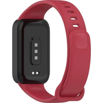 Příslušenství k chytrým hodinkám eses Silikonový řemínek s rámečkem pro Xiaomi Smart Band 9 Active - Červený