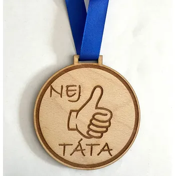 Dřevěná medaile Nejlepší táta Varianta: Motiv 1