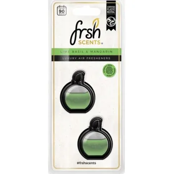Vůně do auta FrshScent Mini Vent 2pack Lime Basil - Vůně do auta (2 ks) - Limetka a Bazalka