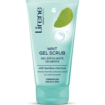 Pleťový peeling LIRENE peeling na obličej s mátou 150 ml