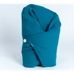 Tulimese Péřová zavinovačka mušelínová petrolejová VELIKOST ZAVINOVAČKY: VELIKOST 80X80 CM, VARIANTY PROVEDENÍ: ZAPÍNÁNÍ NA KNOFLÍKY