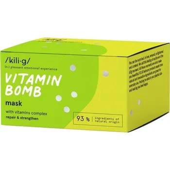 Vlasová regenerace KILIG posilující maska na vlasy VITAMIN BOMB s vitaminovým komplexem