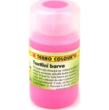 Speciální výtvarná barva Barva na textil Terno 20g Neon růžová