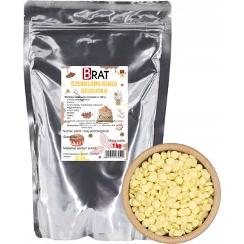 Čokoláda Čokoláda bílá BRAT 1000 g