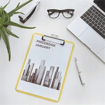 Podložka s klipem A4 LEITZ WOW žlutá