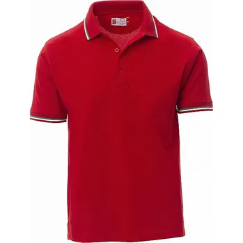 Pánská košile ITALIA TM. ČERVENÁ polokošile