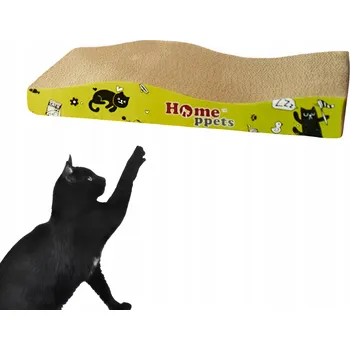 Nízké škrabadlo pro kočky, Vlna, pelíšek Nikcorp do 60 cm