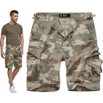 Pánské kraťasy KRÁTKÉ PÁNSKÉ KRAŤASY (KRAŤASY) TYPU KAPSÁČE (MASKÁČE) VOJENSKÉ BRANDIT BDU LIGHT WOODLAND 5XL