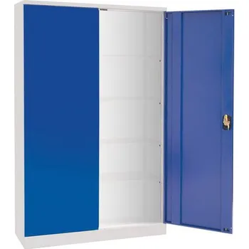 Skříňka na nářadí Kovová dílenská skříň Manutan Expert, 195 x 91,5 x 42,1 cm + Prodloužená záruka na 10 let