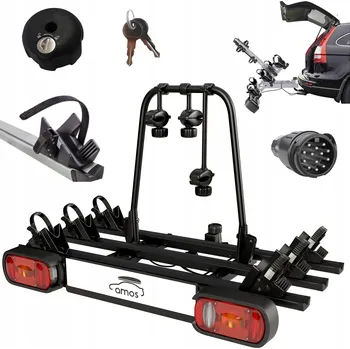Nosič kol Nosič kol na tažné zařízení AMOS GIRO 3 13PIN Černý