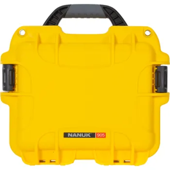 Vybavení pro přežití Nanuk 905 kufr s organizérem ve víku - s přepážkou - žlutý - Pro Photo Kit kufr 905S-060YL-0A0
