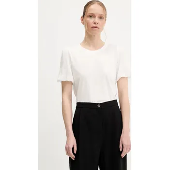 Plátěné tričko Answear.LAB dámské, bílá barva W25.69.flk 00X, vel. XXL