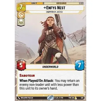 Sběratelská karetní hra Enfys Nest 463 - Twilight of the Republic: Extras Typ karty: Foil