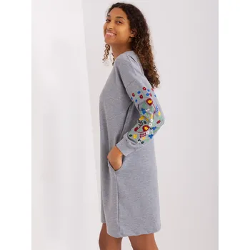 Dámské šaty RV SK 8979 šaty.94P šedá L/XL