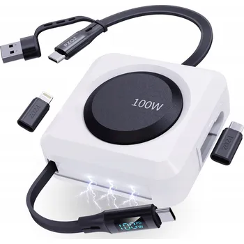 Náhradní díl pro mobilní telefon Kabel USB typu C – Micro Lightning Type C 100W 5v1 QC 4.0 PD pro TELEFON