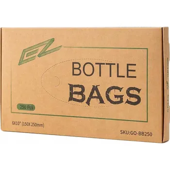 Potravinová fólie EKO FÓLIE NA LAHVE | 250 ks | 15 cm x 25 cm | Biologicky rozložitelná ekologická