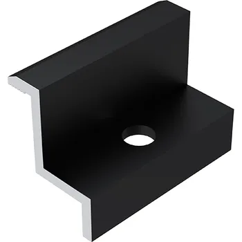 LED panel Hliníkový krajní úchyt pro panel 30mm černý