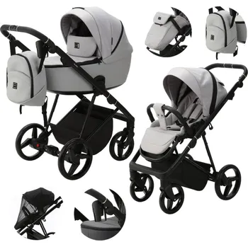 Kočárek pro psa ADAMEX Kočárek kombinovaný Blanc Standard Grey