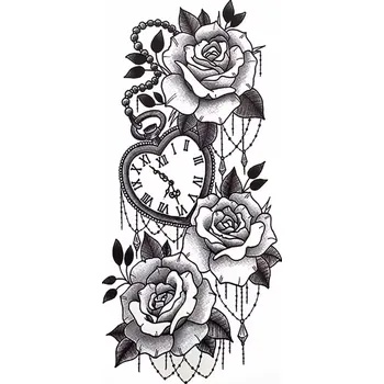 Odstranitelné tetování B-TOP Voděodolné dočasné tetování Růže QXQB121