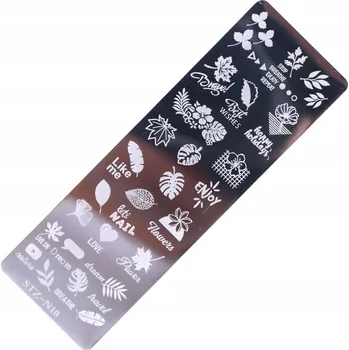 Šablona na nehty Monica's Nails ST-N10 4 x 12 cm