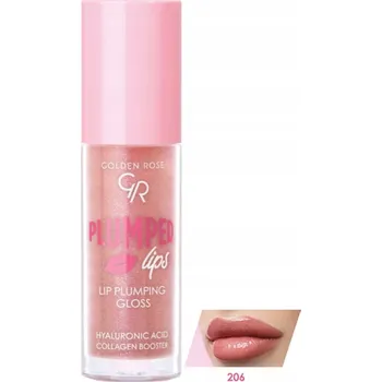 Lesk na rty Golden Rose Lesk na rty pro optické zvětšení rtů Plumped Lips - 206