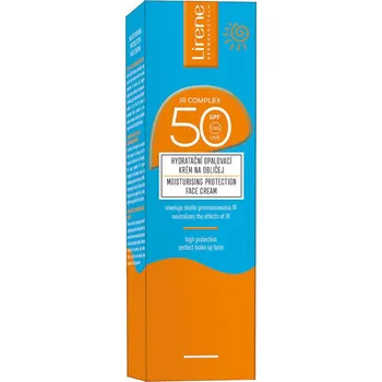 Přípravek na opalování LIRENE SUN Hydratační opalovací krém na obličej SPF 50, 40 ml