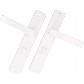 Dveřní kování Interiérová klika Kotarbau Dlouhá, Štítek s WC zámkem