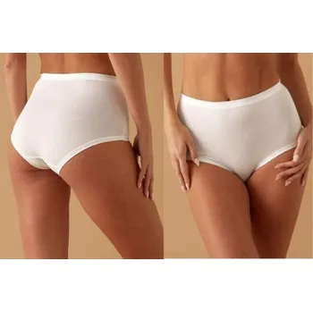 Kalhotky Dámské vysoké kalhotky Jadea 787 bílé – svěží elegance pro každý den - XL/5