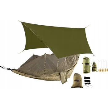 Houpací síť NEO TARP PLACHTA + houpací síť s MOSKYTIÉROU