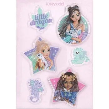 samolepka Top Model TOPModel – Silikonové samolepky Little Dragon (Liu, Jill & Neyla)