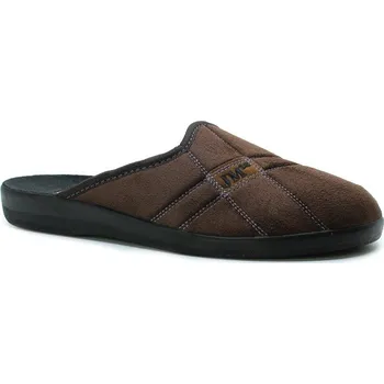 Pánské pantofle ROGALLO 4110/013 hnědá, pánské domácí pantofle vel.43 (ROGALLO 4110/013)