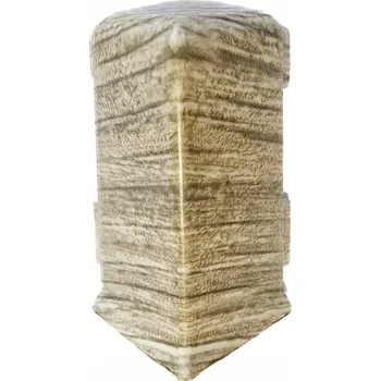 soklová lišta VNĚJŠÍ ROH k soklové liště PCV Quadro 55mm DUB CANYON