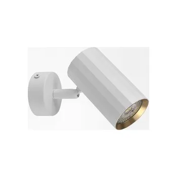 Nástěnné svítidlo Bílo-zlaté 1 bodové nástěnné svítidlo NICEA