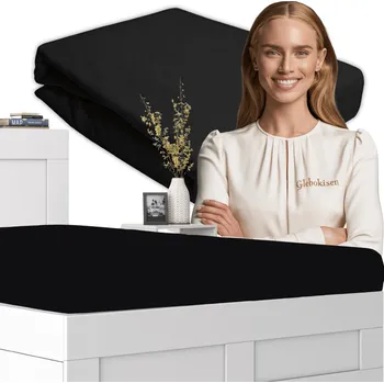 Prostěradlo Prostěradlo JERSEY s Gumou 100x200 Černé