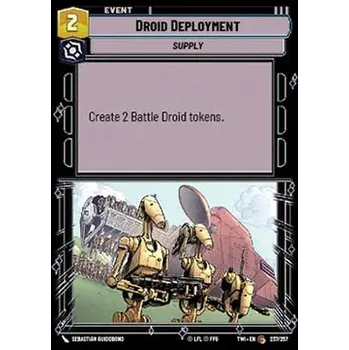 Karetní hra Droid Deployment 237/257 - Twilight of the Republic Typ karty: Foil