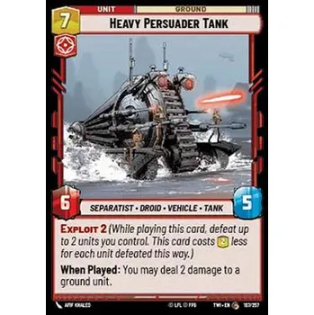 Sběratelská karetní hra Heavy Persuader Tank 167/257 - Twilight of the Republic Typ karty: Standard