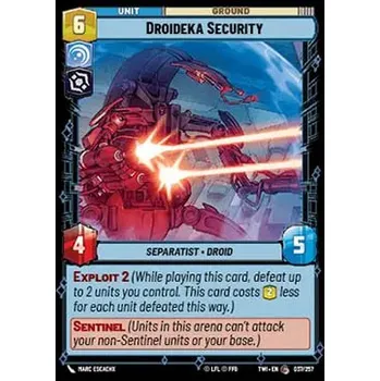 Karetní hra Droideka Security 037/257 - Twilight of the Republic Typ karty: Standard