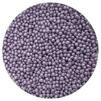 Přisada na vaření a pečení Cukrovo-rýžové perly levandulové perleťové 3-4mm 80g - I LOVE CAKES