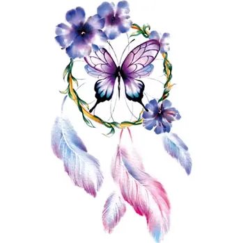 Odstranitelné tetování B-TOP Voděodolné dočasné tetování Motýlí Lapač QQ-337