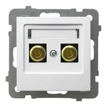 Elektrická zásuvka Zásuvka do zdi Ospel bílá