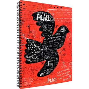 Sešit Sešit A4 s mřížkou Make Notes, 80 listů