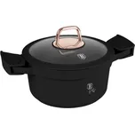 BERLINGERHAUS Kastrol s titanovým povrchem a poklicí 20 cm Black Rose Collection BH-1456