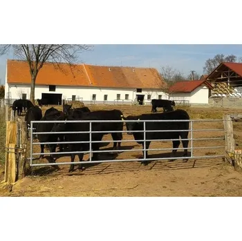 Ohradník Pastvinová brána kovová 110 cm - nastavitelná, délka 1-1,7m