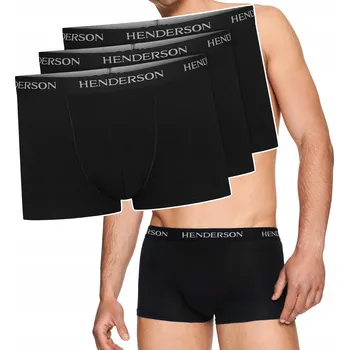Pánské spodní prádlo Pánské boxerky Effort 3-pack XXL černé