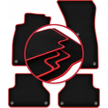 autokoberec Velurové autokoberce Wielganizator, sada 4 kusů