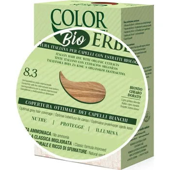 Barva na vlasy Natur Erbe COLOR ERBE BIO BARVA NA VLASY SVĚTLE ZLATÁ BLOND 8.3 (NAHRAZUJE BARVU CLASSICO NO. 11)